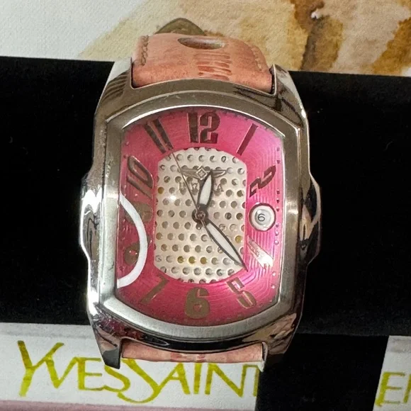 Invicta Lupah Collection Watch – Model 2396 (Pink Dial, Leather Strap) Invicta Lupah Watch - Etsy main image 4